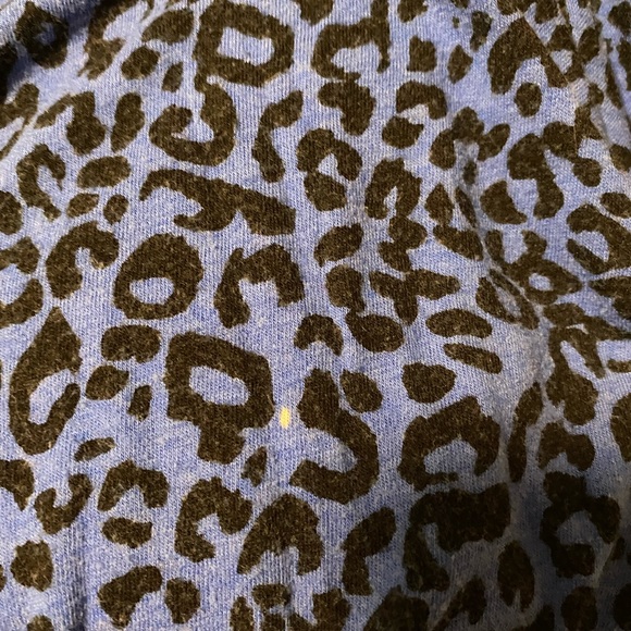 Blue leopard print tank top - Picture 2 of 2